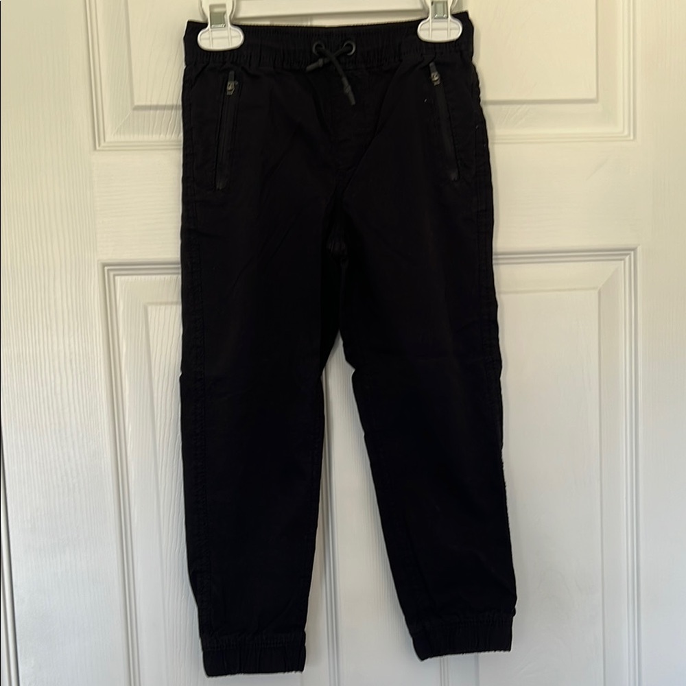 Boys Black Jogger Pants